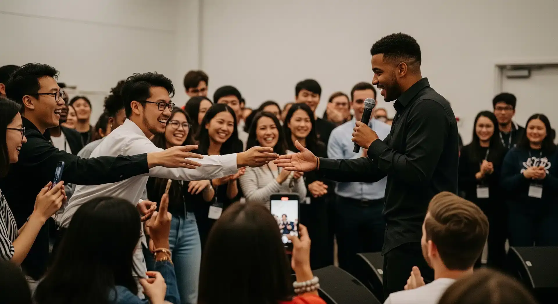 404 reasons presenters choose PresEngage: AI-powered live Q&A, zero app downloads, browser or QR joining, and automatic lead capture. Find yours. 404 Compelling Reasons to use PresEngage