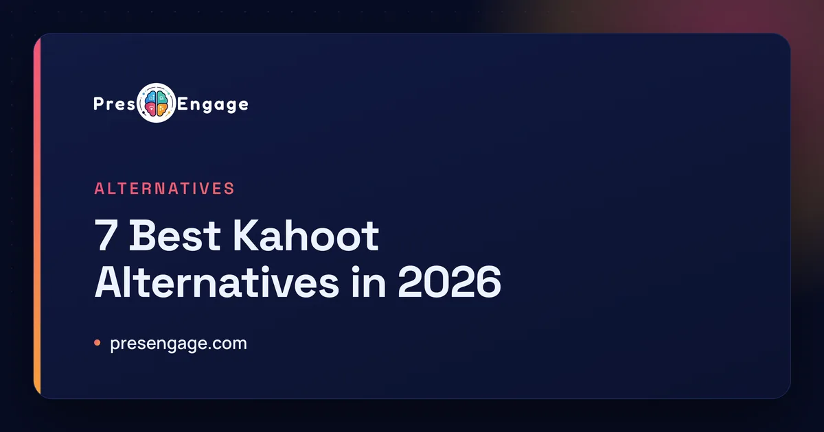 Best Kahoot alternatives in 2026