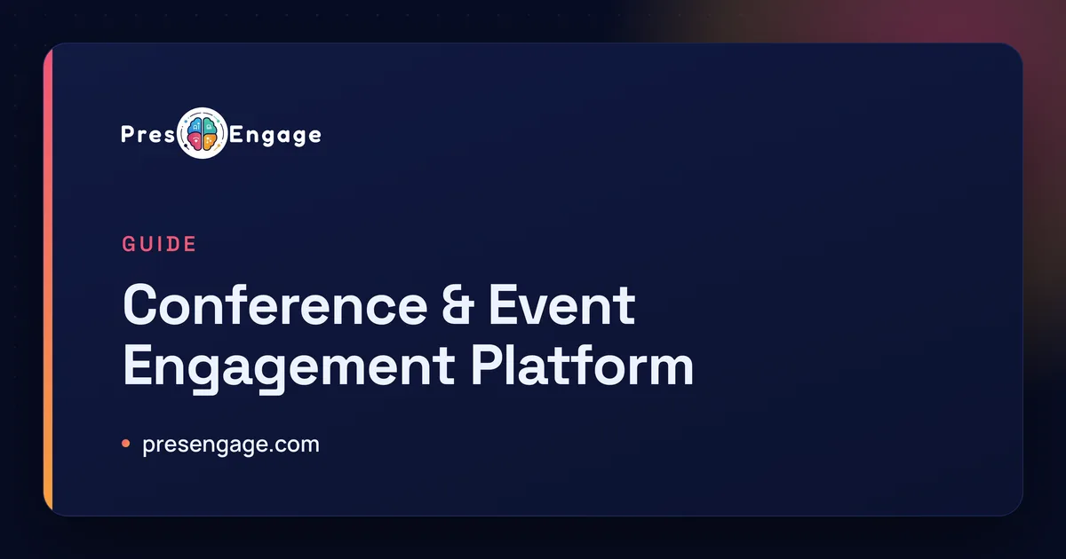 Read: Conference & Event Engagement Platform Conference and event engagement platform