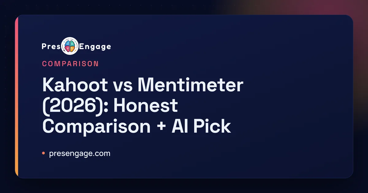 Kahoot vs Mentimeter comparison